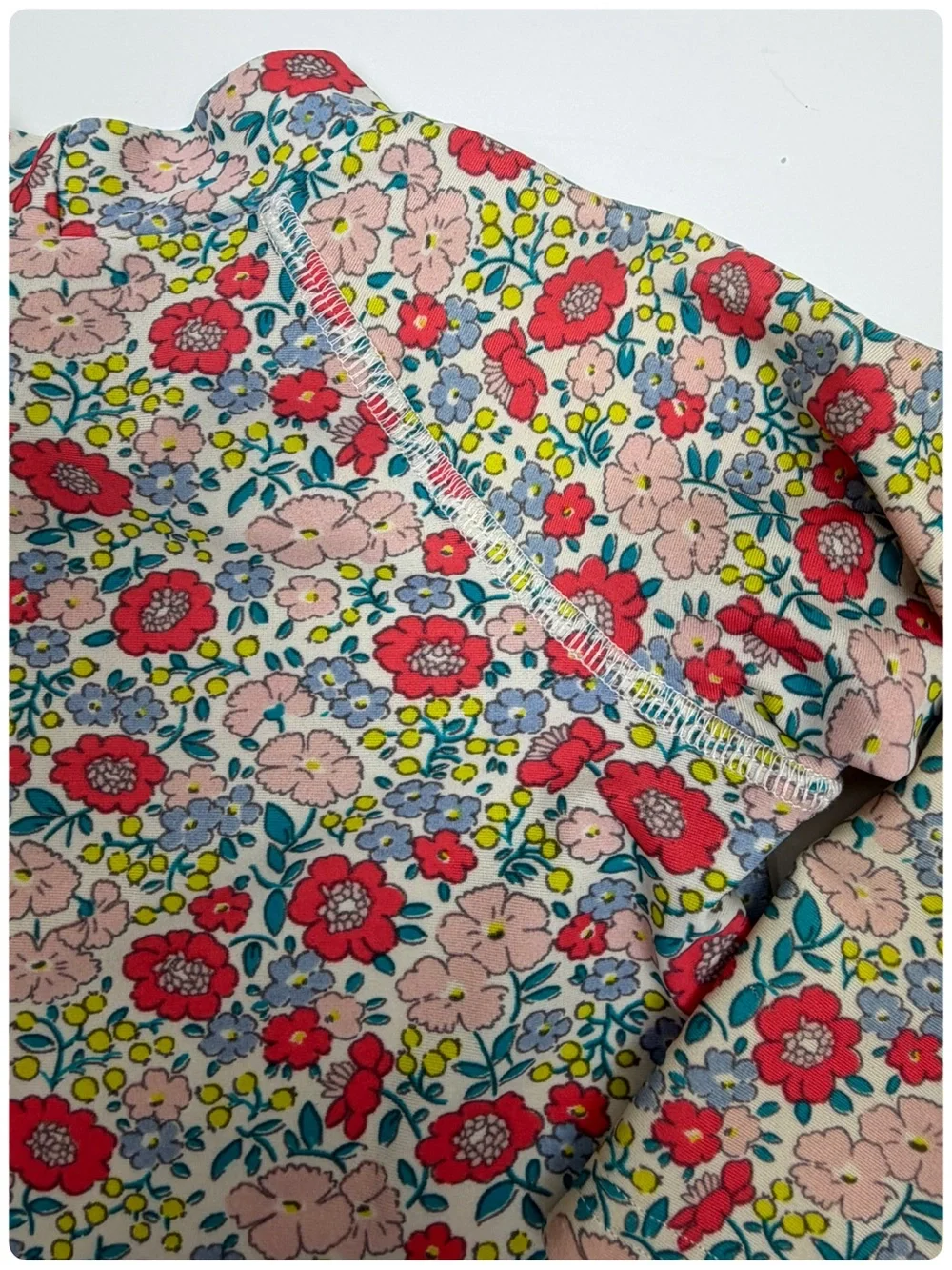 Baby Boden | Ditsy Floral Long-Sleeve Swim Shirt Sun Cover Rash Guard | 6-12 M